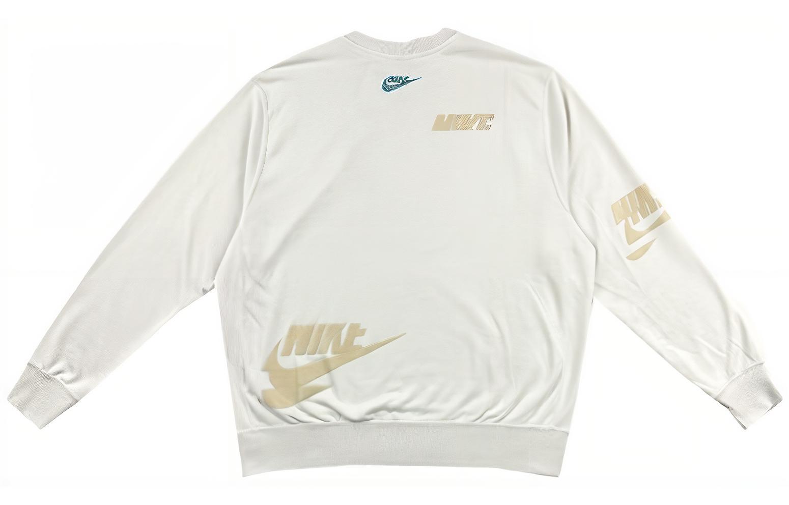 Nike Casual Crewneck Pullover Vintage White Sweatshirt FD9901-030 圖 3