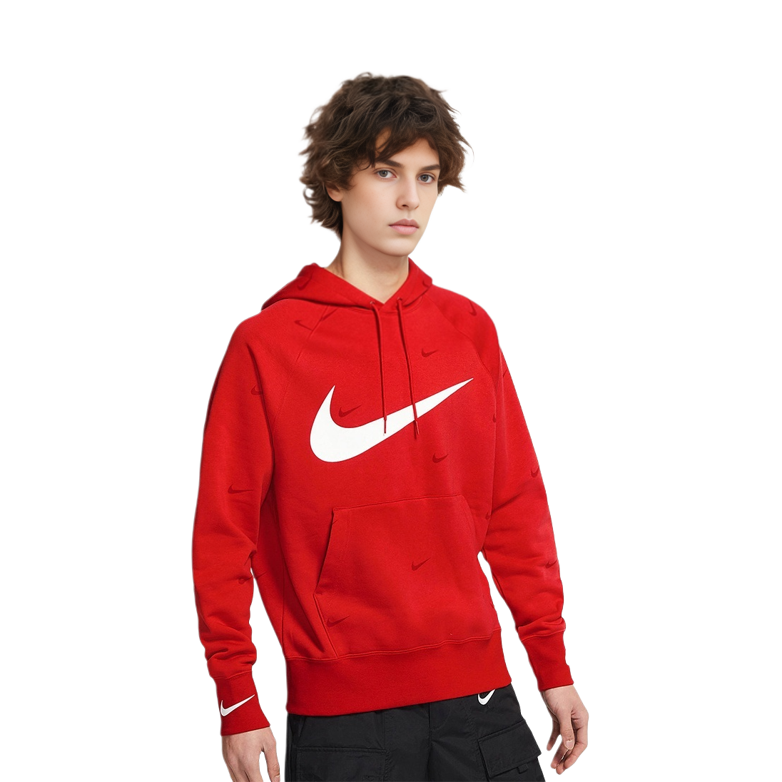 Nike Casual Fleece Hoodie Red DA0111-657 圖 4