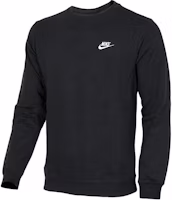 Nike Casual Loose Fit Crewneck Pullover Sweatshirt Black 804343-010 Nike Casual Loose Fit Crewneck Pullover Sweatshirt Black 804343-010