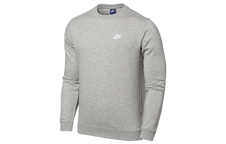Nike Casual Loose Fit Crewneck Pullover Sweatshirt Gray 804343-063