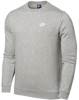 Nike Casual Loose Fit Crewneck Pullover Sweatshirt Gray 804343-063 Nike Casual Loose Fit Crewneck Pullover Sweatshirt Gray 804343-063