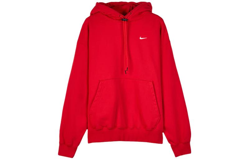 Nike Casual Loose Fit Red Pullover Hoodie AV8270-657