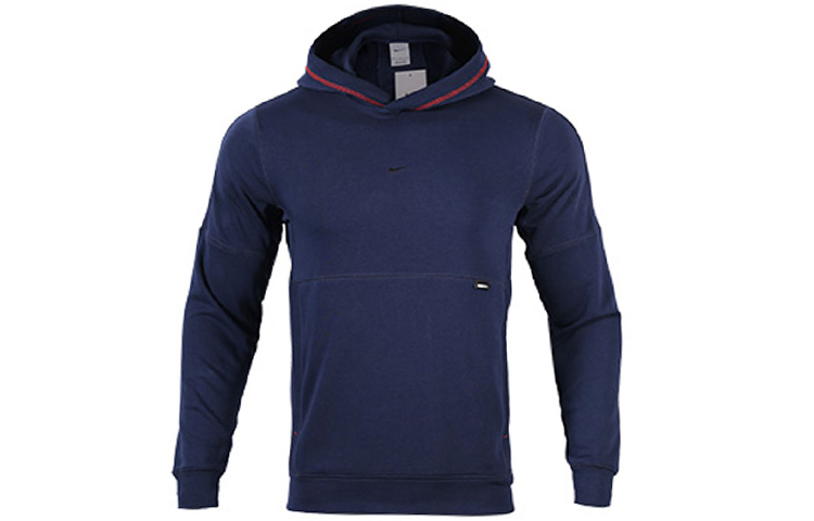 Nike Casual Pullover Soccer Sweatshirt Navy Blue DC9025-410