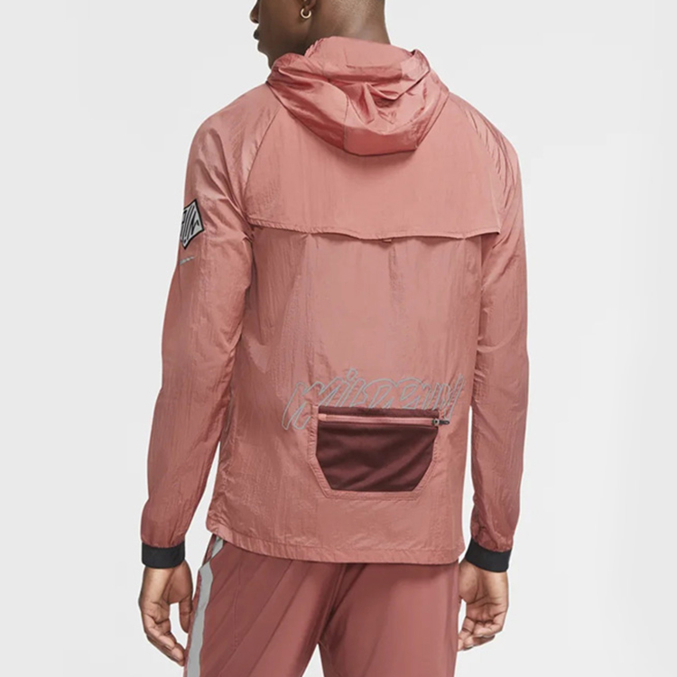 Nike Casual Sports Hoodie Clay Red CU5739-652 圖 5