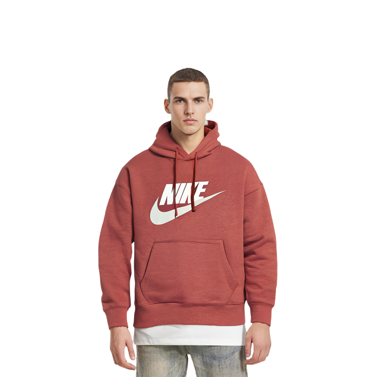 Nike Casual Sports Pullover Hoodie Brick Red CN8753-895 圖 6