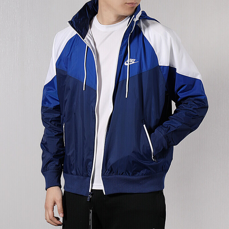 Nike Casual Windbreaker Jacket Blue AR2210-492 圖 6