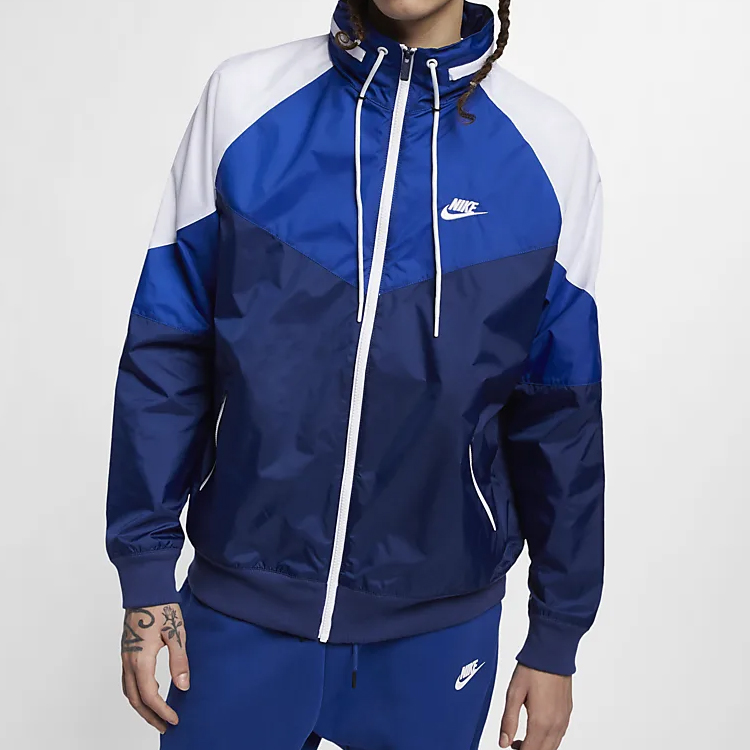 Nike Casual Windbreaker Jacket Blue AR2210-492 圖 7