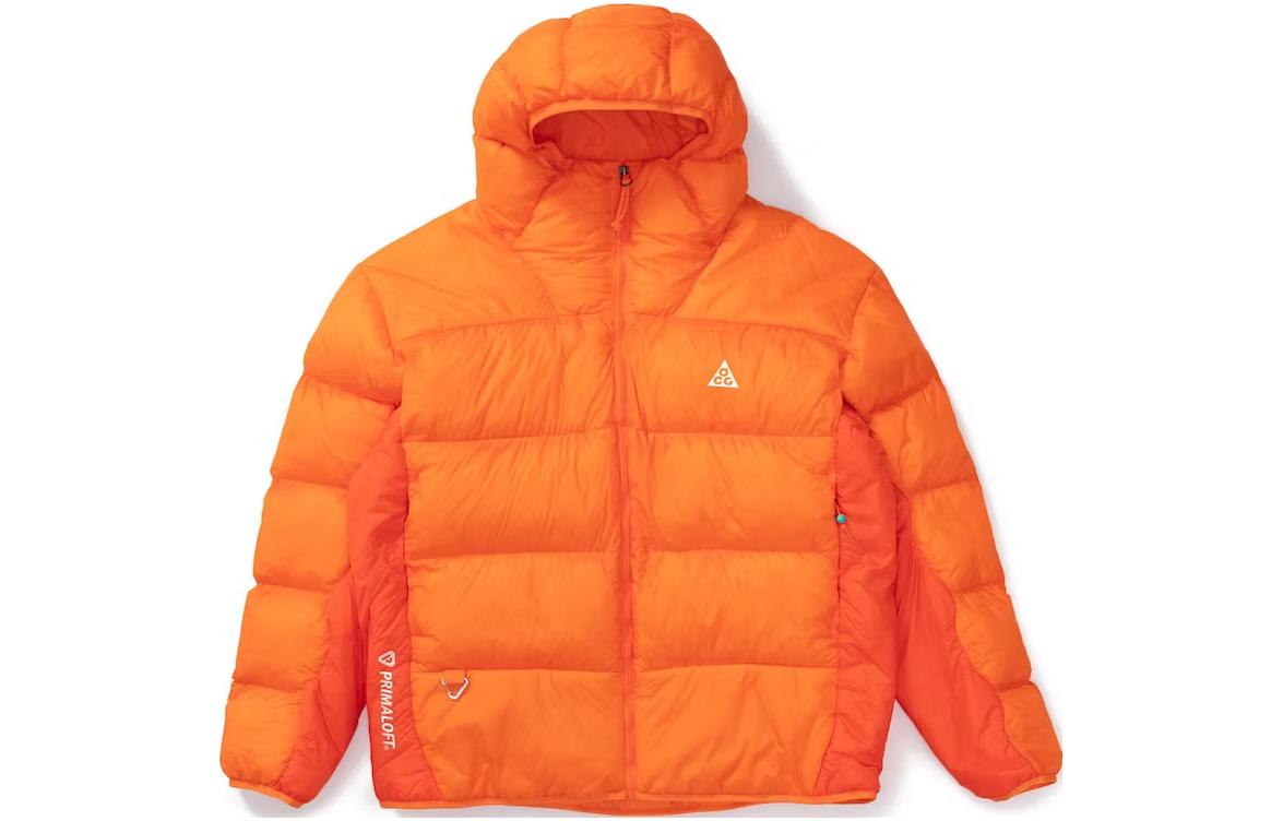 Nike Casual Zip-Up Hoodie Jacket Orange DH3070-819