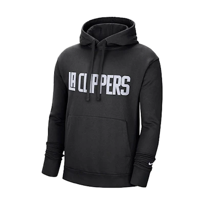 Nike CE Logo NBA Los Angeles Clippers Hoodie Black Pullover Sweatshirt DC0807-010