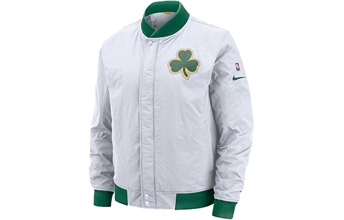 Nike Celtics Basketball Woven Fit Jacket White AH5271-100