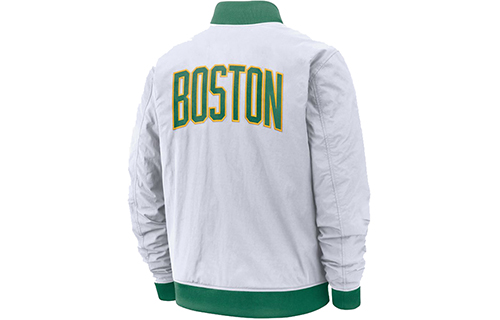 Nike Celtics Basketball Woven Fit Jacket White AH5271-100 圖 3