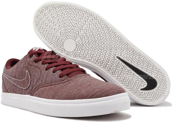 Nike Check Solar SB Kanvas Premium 'Dark Team Red' 844493-600 Shop Nike Check Solar SB Kanvas Premium 'Dark Team Red' 844493-600