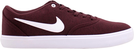 Nike Check Solarsoft Canvas Premium SB 'Burgundy Crush' 844493-601 Nike Check Solarsoft Canvas Premium SB 'Burgundy Crush' 844493-601