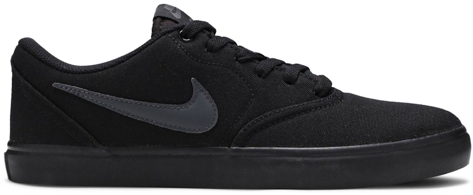 Nike Check Solarsoft Canvas SB 'Triple Black' 843896-002 Buy Nike Check Solarsoft Canvas SB 'Triple Black' 843896-002