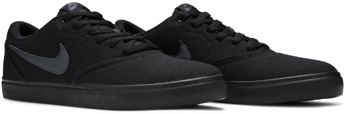 Nike Check Solarsoft Canvas SB 'Triple Black' 843896-002 Cheap Nike Check Solarsoft Canvas SB 'Triple Black' 843896-002