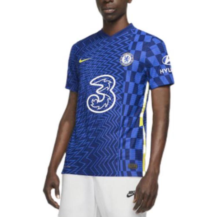 Shop Nike Chelsea 21/22 Jersey Home Player Versi Biru Retro Sepak Bola Lengan Pendek CV7845-409