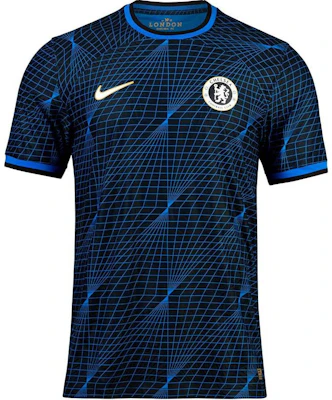 Nike Chelsea 23/24 Away Player Dri-FIT ADV Soccer Jersey Retro Blue Short Sleeve DX2612-428 Buy Nike Chelsea 23/24 Away Player Dri-FIT ADV Soccer Jersey Retro Blue Short Sleeve DX2612-428
