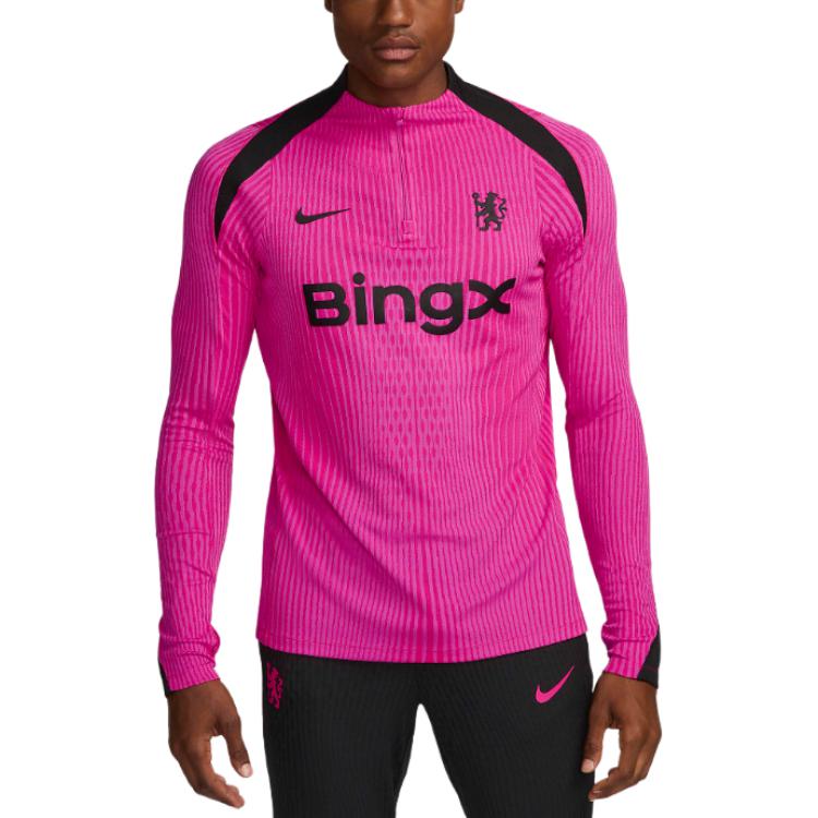 Order Jersi Nike Chelsea FC Dri-FIT ADV Strike Elite Ketiga Lengan Panjang Pink Lelaki. FQ2312-659