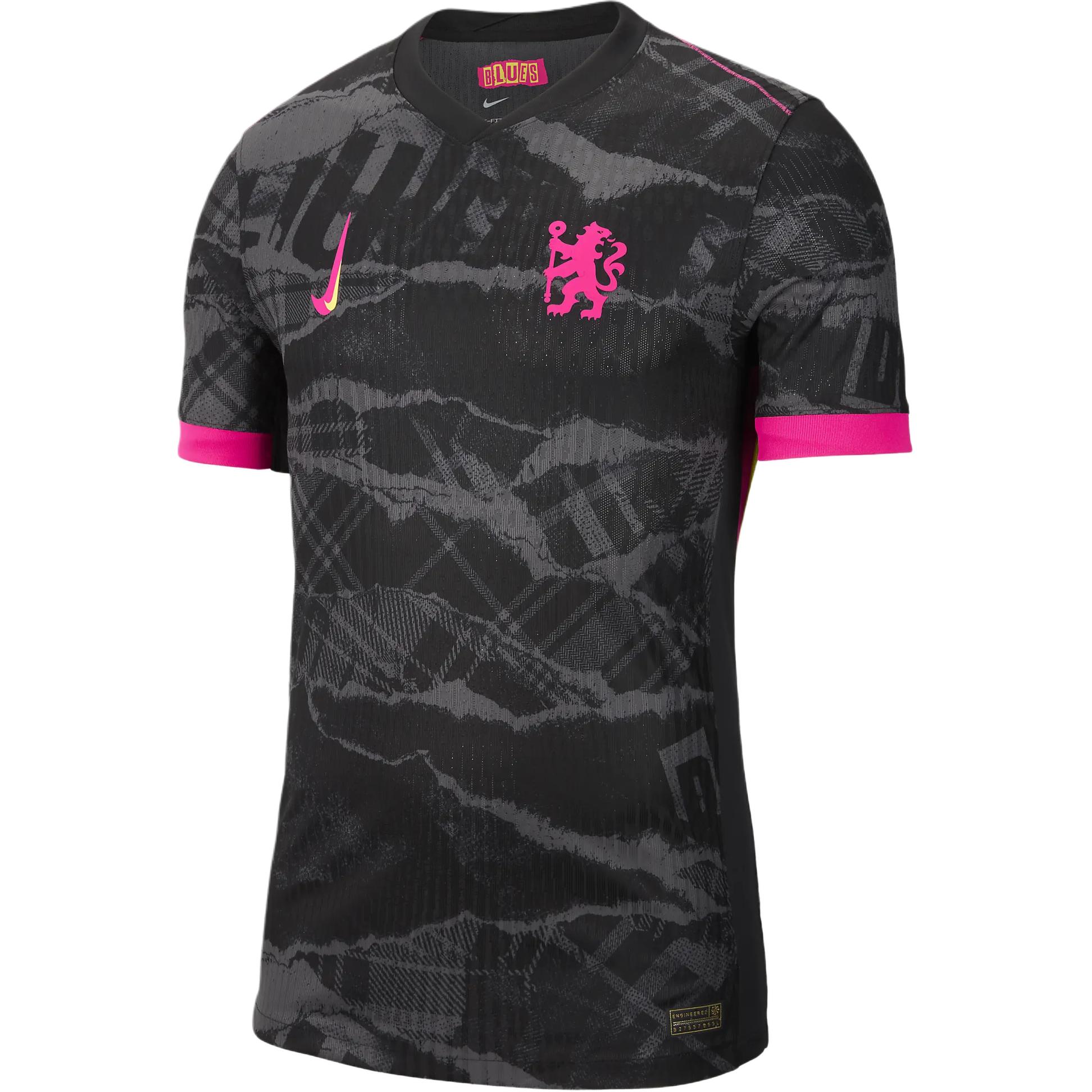 Nike Chelsea FC Dri-FIT ADV Match Third Retro Soccer Jersey Men - Gray/Black/Yellow/Pink FQ2012-061