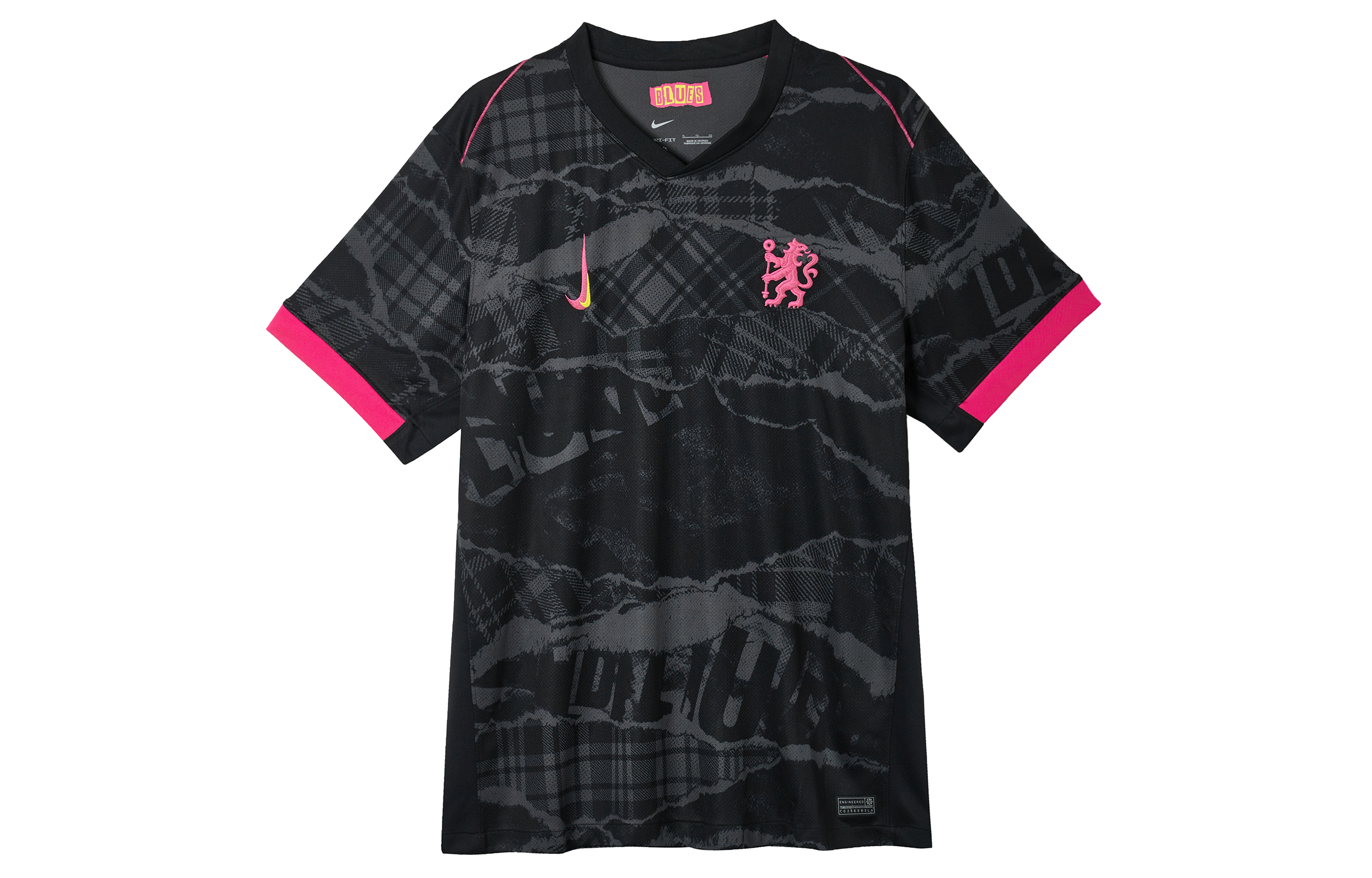 Nike Chelsea FC Dri-Fit Stadium Third Jersey Men’s Dark Gray V-Neck Football Shirt FQ2029-061