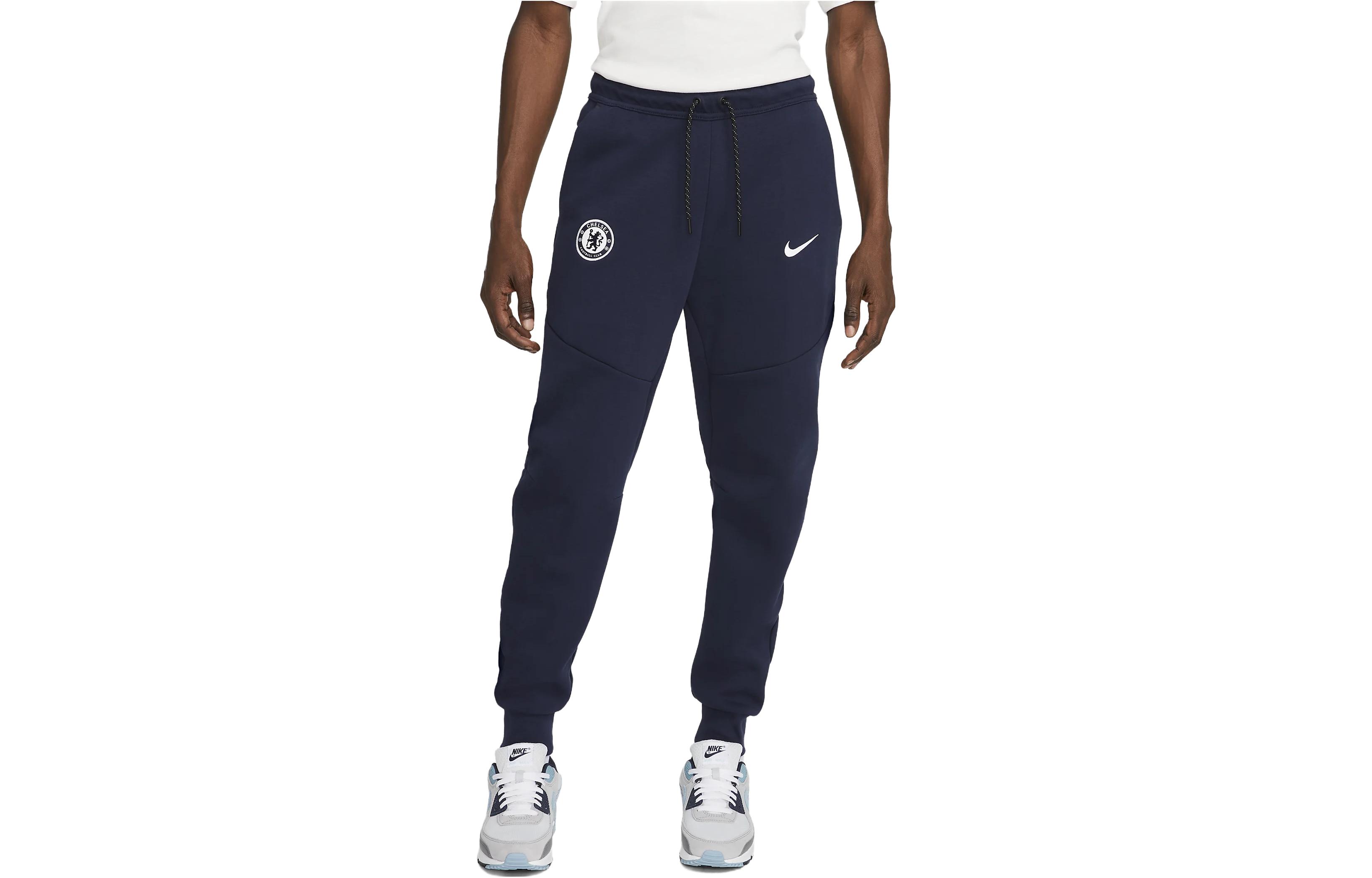 Nike Chelsea FC Tech Fleece Jogger Sweatpants Navy Blue Mens. DM2900-419