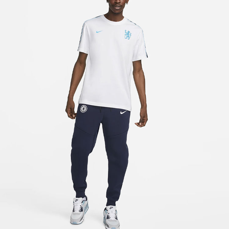 Shop Nike Chelsea FC Tech Fleece Jogger Sweatpants Navy Blue Mens. DM2900-419