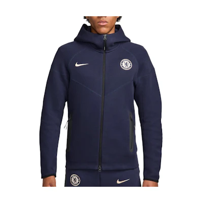 Nike Chelsea FC Tech Fleece Windrunner Jacket Obsidian Fashion Zip-Up FZ4175-452