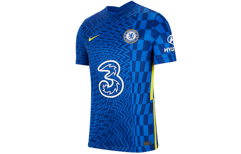 Nike Chelsea Home Jersey 21/22 Season Fan Edition Blue Mens Soccer Shirt CV7889-409