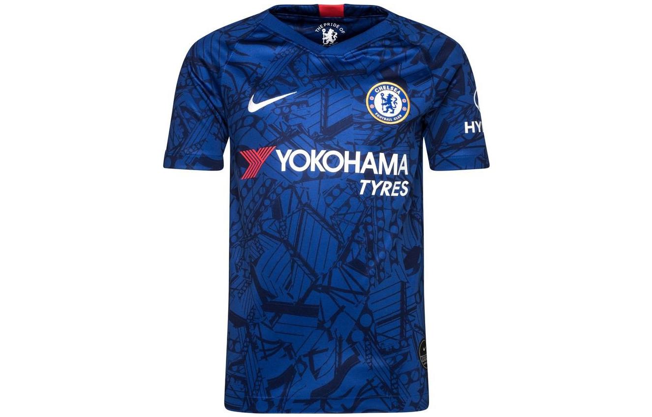 Nike Chelsea Home Stadium Soccer Jersey Short Sleeve  Blue Shirt. AJ5529-495