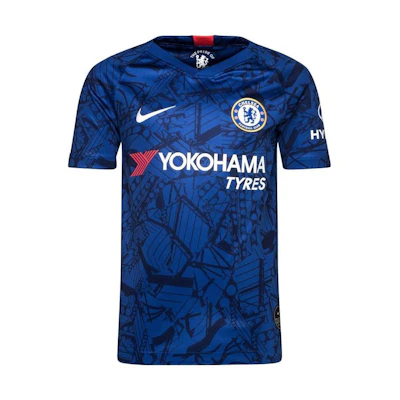 Nike Chelsea Home Stadium Soccer Jersey Short Sleeve Blue Shirt. AJ5529-495