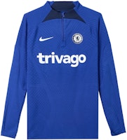 Nike Chelsea Player Edition Half-Zip Training Sweatshirt Navy Blue (22/23 Season). DJ8472-496 Nike Chelsea Player Edition Half-Zip Training Sweatshirt Navy Blue (22/23 Season). DJ8472-496