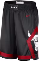 Nike Chicago Bulls 2023/24 City Edition Graphic Basketball Shorts Black/Red DX8697-010