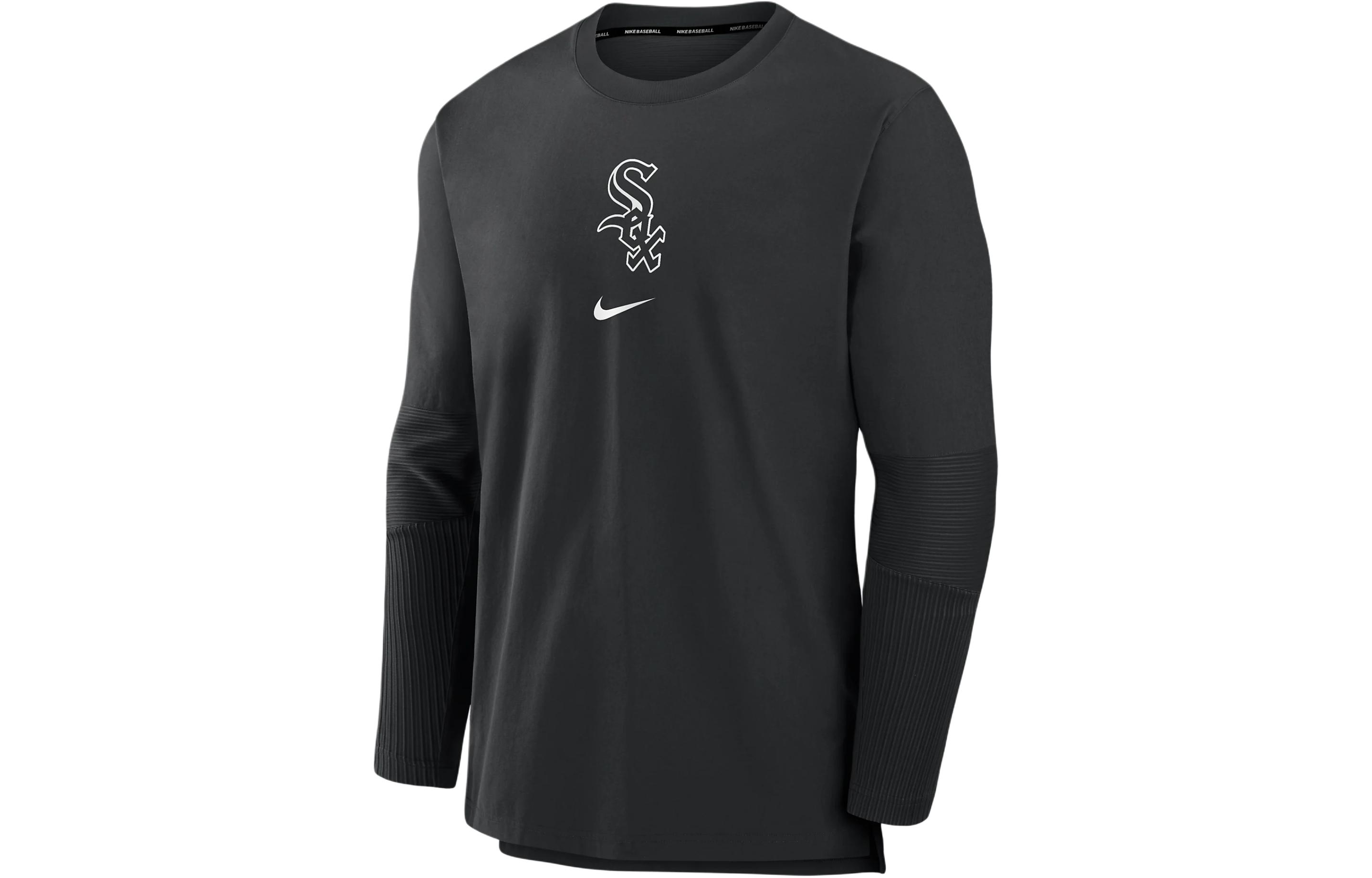 Nike Chicago White Sox Authentic Collection Logo Pullover Jacket Black 015C912ZRX-5Z2