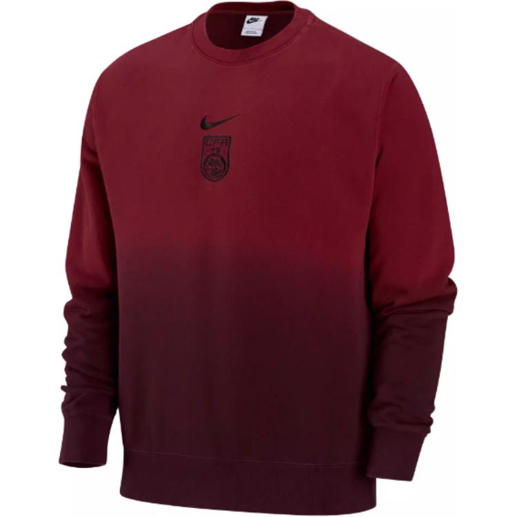 Nike China Team Soccer Crewneck Pullover Deep Maroon/Night Maroon/Black FJ7265-613