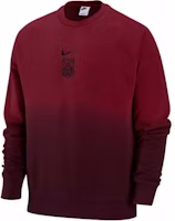 Nike China Team Soccer Crewneck Pullover Deep Maroon/Night Maroon/Black FJ7265-613 Nike China Team Soccer Crewneck Pullover Deep Maroon/Night Maroon/Black FJ7265-613