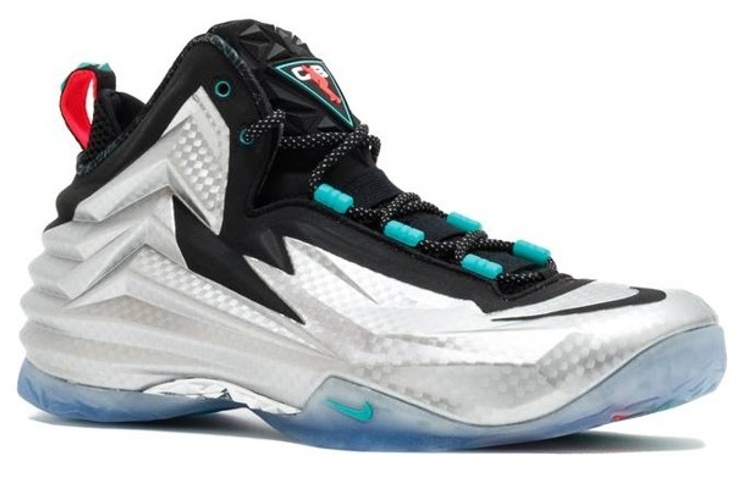 Lookbook Nike Chuck Posite 金屬銀色 低筒 復古籃球鞋 男款 黑色