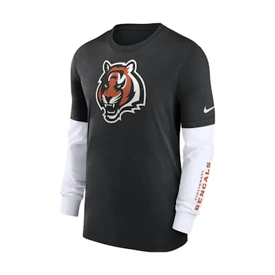 Nike Cincinnati Bengals Logo Graphic Crewneck Sweatshirt Black () 00BY99PH9A-05G