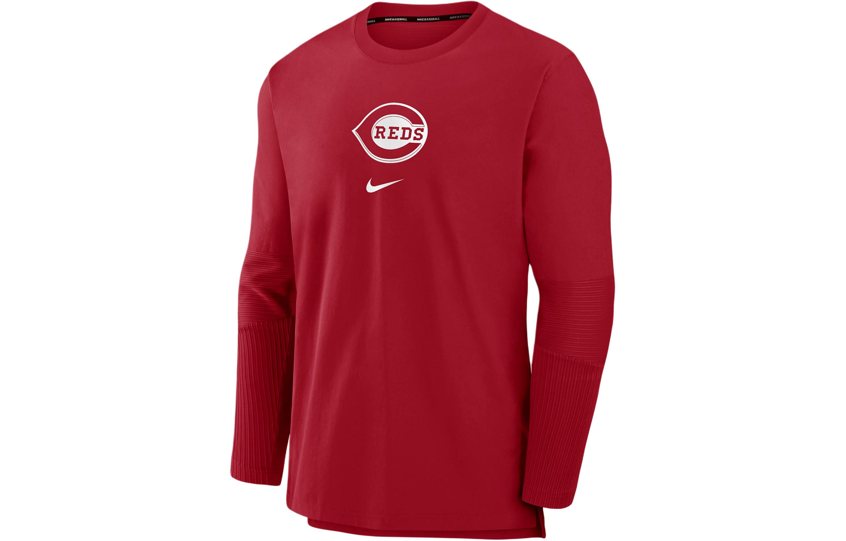 Nike Cincinnati Reds Authentic Collection Player Logo Red Pullover Jacket Mens 015C163NRED-5Z2