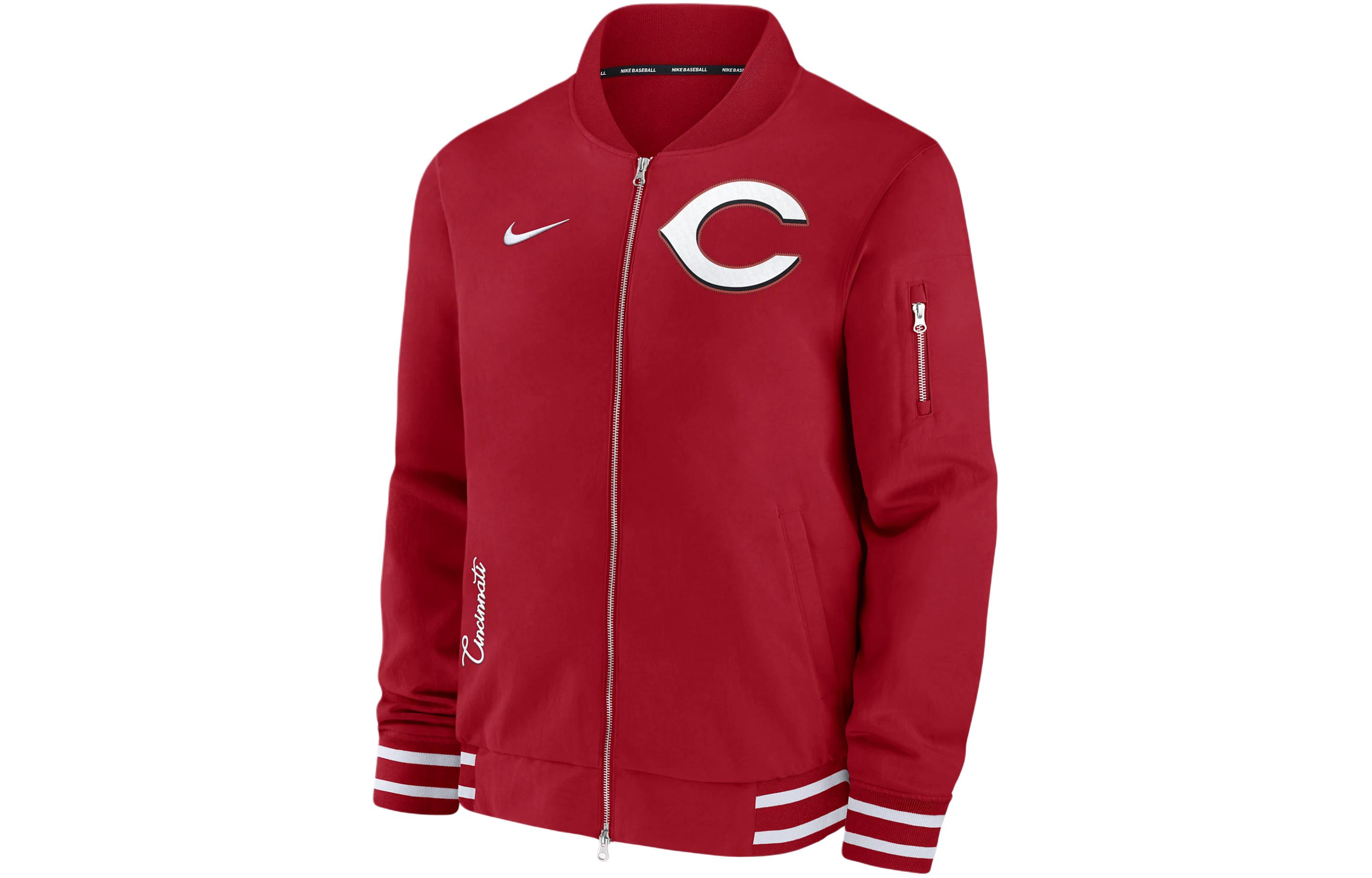 Nike Cincinnati Reds Full-Zip Jacket Red Casual Outerwear 015D03ATRED-132