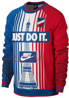 Nike City Edition Multi-Color Patchwork Hoodie Red Blue - AR1988-477 Order Nike City Edition Multi-Color Patchwork Hoodie Red Blue - AR1988-477
