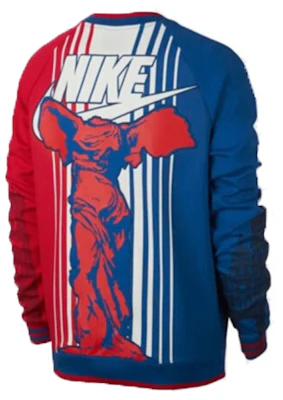 Nike City Edition Multi-Color Patchwork Hoodie Red Blue - AR1988-477 Lookbook Nike City Edition Multi-Color Patchwork Hoodie Red Blue - AR1988-477