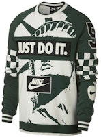 Nike City Edition Multicolor Patchwork Sweatshirt for Men - Green AR1984-133 Nike City Edition Multicolor Patchwork Sweatshirt for Men - Green AR1984-133