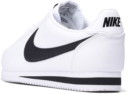 Nike Classic Cortez 'Leather White Black' 749571-100 Shop Nike Classic Cortez 'Leather White Black' 749571-100