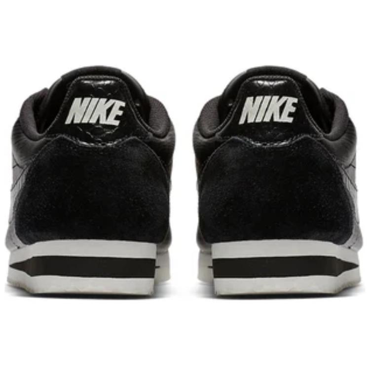 Nike Classic Cortez Leather 'Black Dark Grey-White' 圖 4
