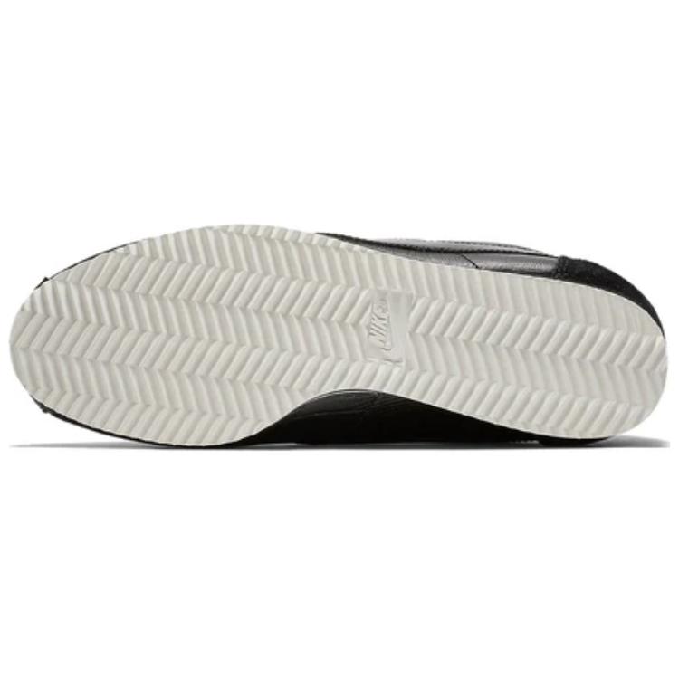 Nike Classic Cortez Leather 'Black Dark Grey-White' 圖 5
