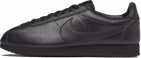 Nike Classic Cortez Leather 'Triple Black' 749571-002 Nike Classic Cortez Leather 'Triple Black' 749571-002