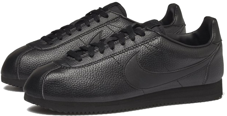 Nike Classic Cortez Leather 'Triple Black' 749571-002 Order Nike Classic Cortez Leather 'Triple Black' 749571-002