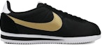 Order Nike Classic Cortez Nylon 'Hitam Emas Metalik' 807472-002