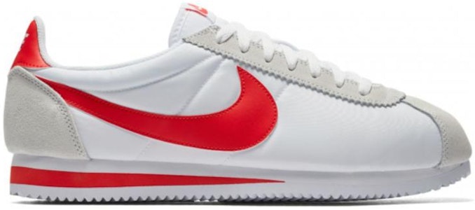 Nike Classic Cortez Nylon 減震耐磨 低筒 跑步鞋 男款 紅白色 Order Nike Classic Cortez Nylon 減震耐磨 低筒 跑步鞋 男款 紅白色