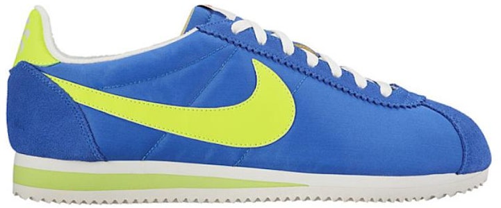 Nike Classic Cortez Nylon AW 'Royal Volt' Lelaki Wanita Kasut Sukan Biru Kuning 844855-470 Order Nike Classic Cortez Nylon AW 'Royal Volt' Lelaki Wanita Kasut Sukan Biru Kuning 844855-470